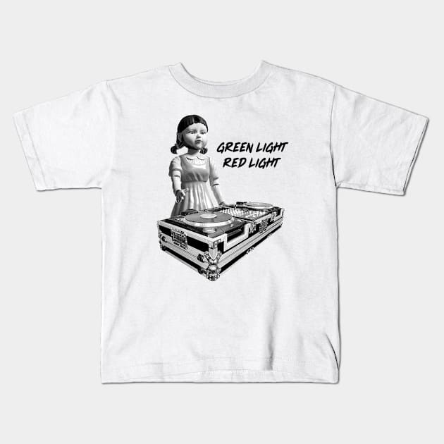 Green Light Red Light Kids T-Shirt by Ferrazi